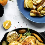 Baked chicken with oranges recipe