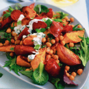 chorizo and patato salad
