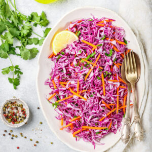 Crunchy lemon slaw recipe