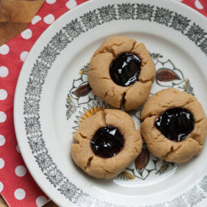 Bakewell thumbprints recipe