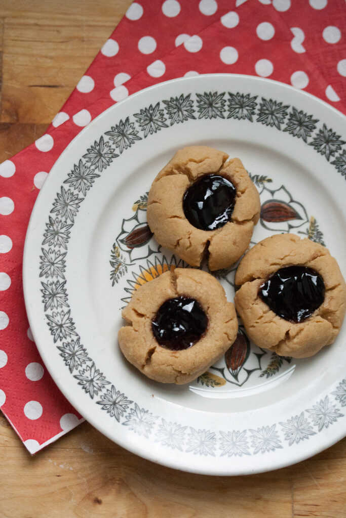 Bakewell thumbprints cookies recipe - Cooking Fun Space