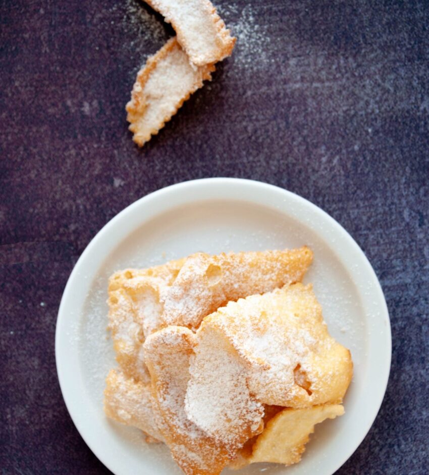 polish faworki or tuscan cenci recipe