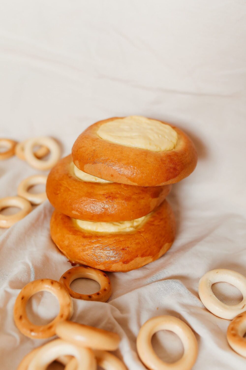 polish yeast buns with curd cheese recipe