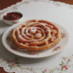 Funnel cake recipe with chocolate dip