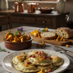 Chanterelle Dumplings recipe by CookingFun.Space