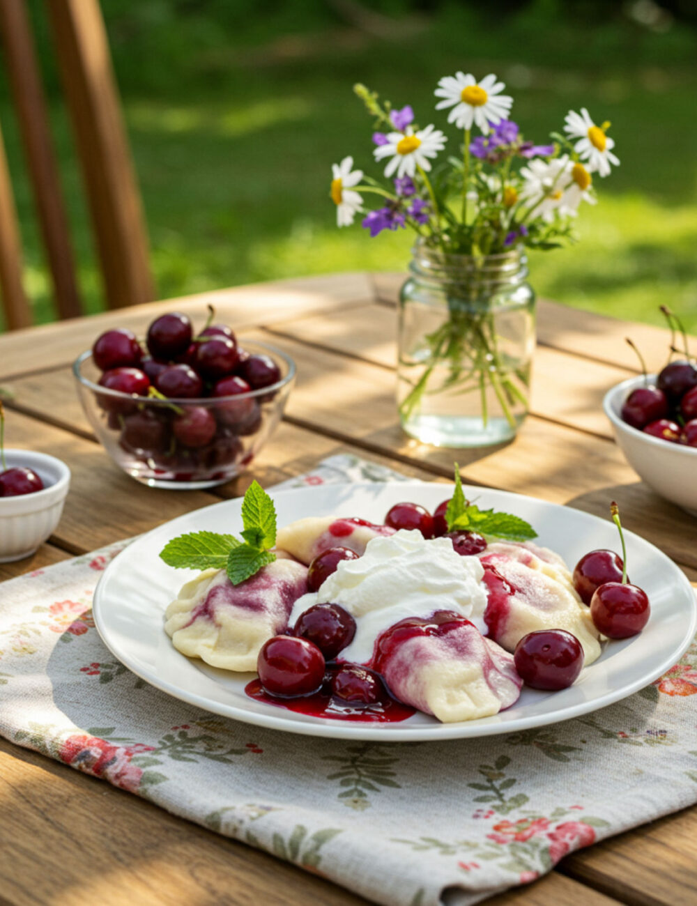 Cherry Dumplings Recipe by CookingFun.Space