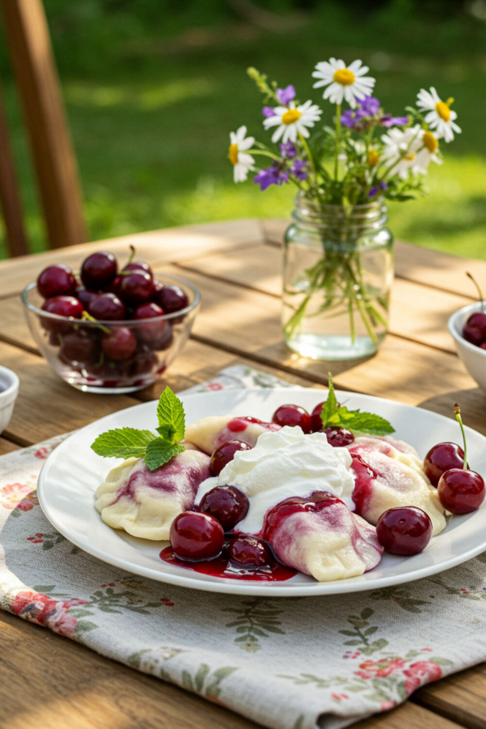Cherry Dumplings Recipe by CookingFun.Space
